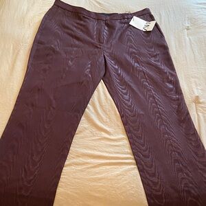 Zara Deep Purple Textured Pants